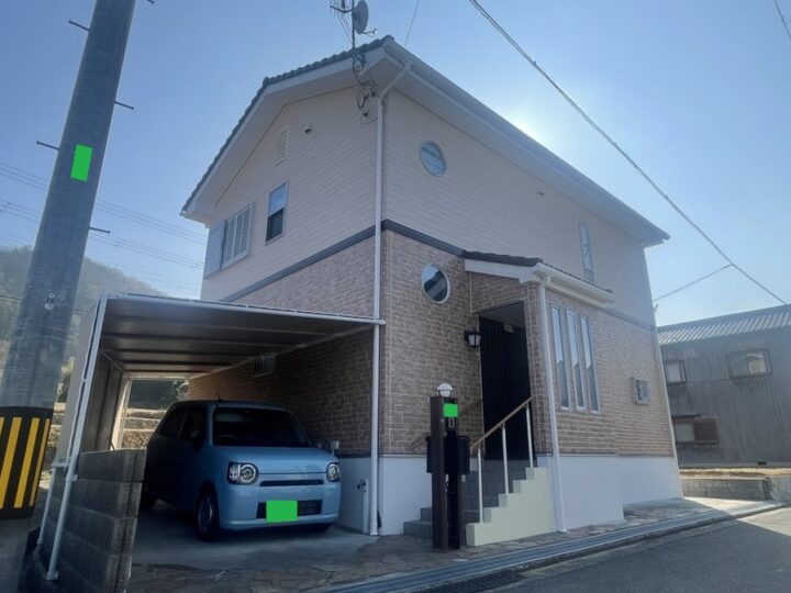 淡路島淡路市O様邸｜外壁塗装にクリヤー塗料でお気に入りの外壁が美しくなりました♪