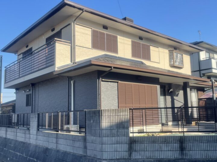 淡路島南あわじ市K様邸｜色がガラッと変わり暖かみのある外観に仕上がりました！