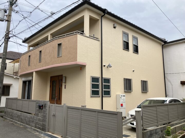 神戸市垂水区　Y様邸　外壁塗装により美観・耐久性アップ！新築のように生まれ変わりました。