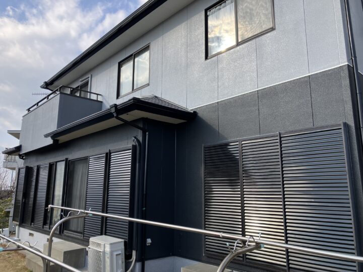 神戸市垂水区K様邸　高耐久の塗料＆グレー系の塗装で、お住いの寿命と美観もアップ！