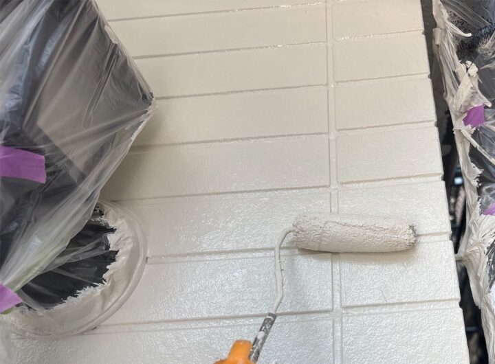 外壁塗装 上塗り
