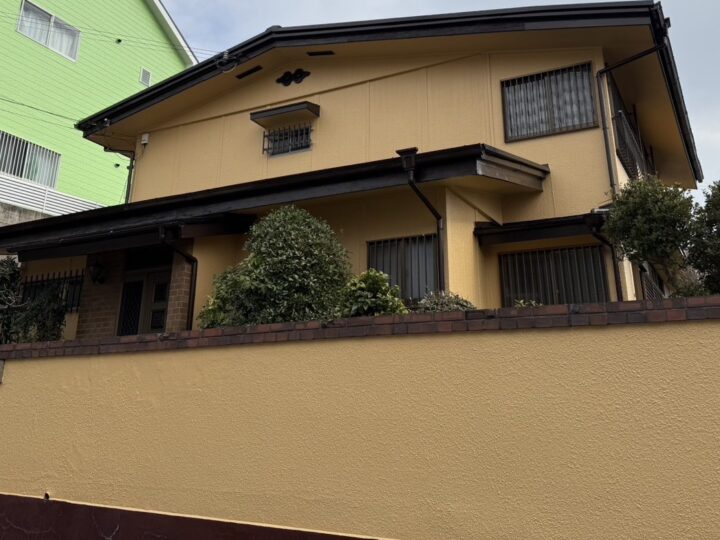 神戸市垂水区　H様邸　外壁塗装・屋根塗装工事完工しました。