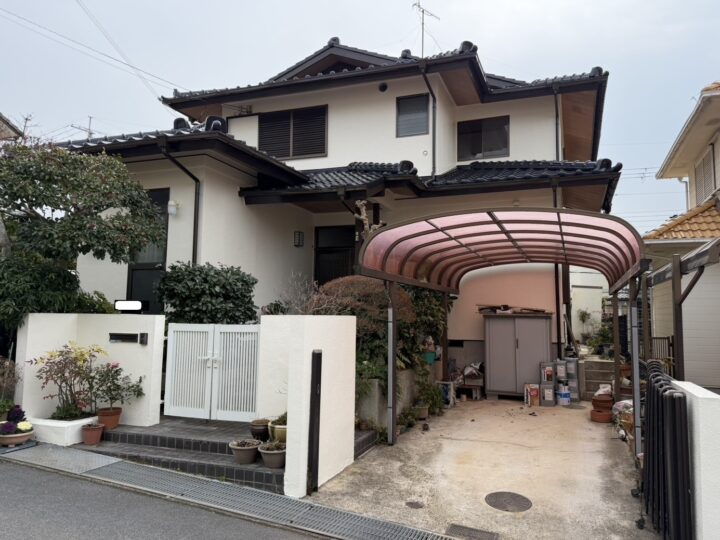 神戸市垂水区　I様邸　外壁屋根塗装でお住いの耐候性アップ！
